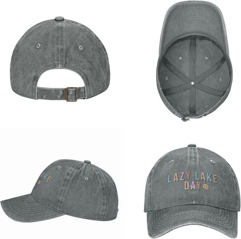 Lazy Lake Day | Lake Life Baseball Cap Golf Dad Hat Cotton Hat for Men Women in Saudi Arabia