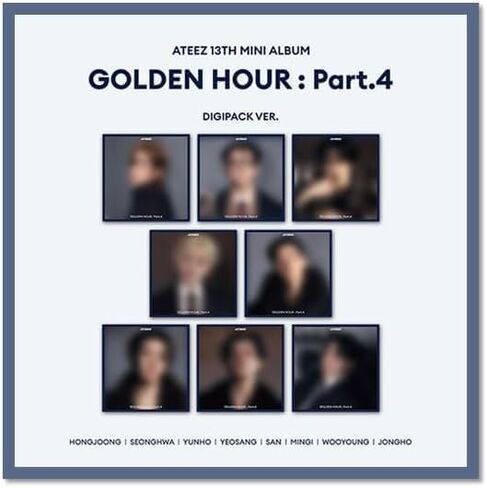 A-TEEZ GOLDEN HOUR : Part.4 [DIGIPACK Ver.] 13th Mini Album (SAN Ver.) in Saudi Arabia