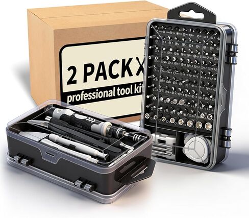 Electronics Precision Screwdriver Set: 50PCS Multi-Function Tool Kit, Foam Insert Storage & Ergonomic Handle, and Replaceable Screwdriver Bits for Computer Laptops and Phone Repair in Saudi Arabia