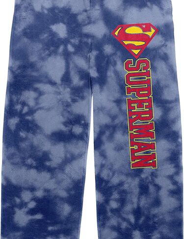 Bioworld Superman Men's Blue and White Cloud Sleep Pajama Pants in Saudi Arabia