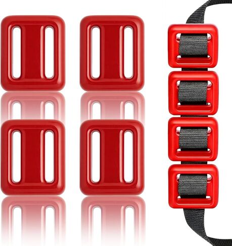 4 Pcs 2.2 lb Scuba Weight Belt,Diving Weight Belt with Metal Block Buckle Coated Dive Weights Nylon Dive Belt Suitable for Free Diving in Saudi Arabia