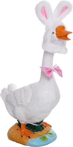 choyaxo Easter Bunny Costume Outfit Including Bunny Ear Hat and Bow Tie Tail for Goose Easter Party Outdoor Yard Lawn in Saudi Arabia
