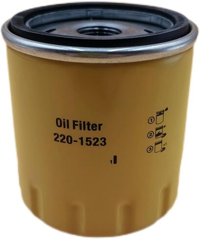 220-1523 Engine Oil Filter Compatible with Caterpillar CAT Engine C1.1 C1.5 C2.2 C2.2T 3024 3024T 3034 3044C Replace LF3335 6066094 140516190 2630935 20377706 in Saudi Arabia