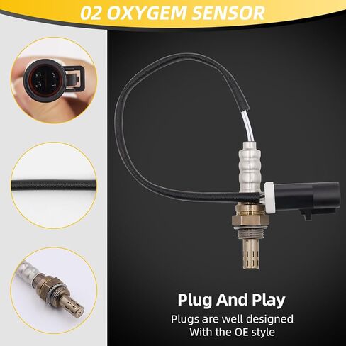 O2 Oxygen Sensor 15716 Downstream Upstream Compatible with 1990-2014 Ford F150 F250 F350 Ranger Explorer Escape Focus Lincoln Tribute Mercury Jaguar# 15717 15664 234-4045 in Saudi Arabia
