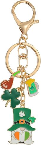 إكسسوارات سلسلة مفاتيح Happy St Patricks Day Gnome للرجال والنساء، حقيبة مفاتيح السيارة، حقيبة محفظة، ديكور ﻿ in Kuwait