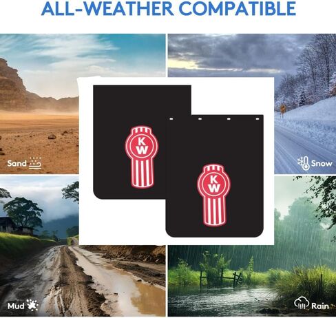 اللوحات الطينية لنصف الشاحنة، 24 بوصة × 30 بوصة من البوليمر للخدمة الشاقة، اللوحات الواقية من الطين، اللوحات الطينية شبه السوداء in Kuwait