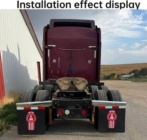 اللوحات الطينية لنصف الشاحنة، 24 بوصة × 30 بوصة من البوليمر للخدمة الشاقة، اللوحات الواقية من الطين، اللوحات الطينية شبه السوداء in Kuwait