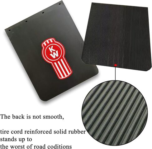 اللوحات الطينية لنصف الشاحنة، 24 بوصة × 30 بوصة من البوليمر للخدمة الشاقة، اللوحات الواقية من الطين، اللوحات الطينية شبه السوداء in Kuwait