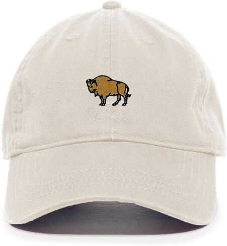 Wild Buffalo Baseball Cap Embroidered Cotton Adjustable Dad Hat in Saudi Arabia