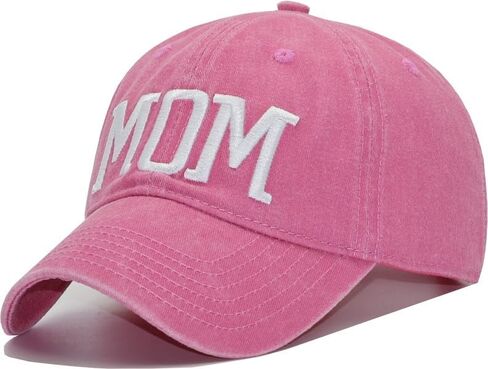Mom Hat for Women Worlds Best Mom Baseball Cap Mother's Day Birthday Gifts for Woman Mother Wife Mama Grandma in Saudi Arabia