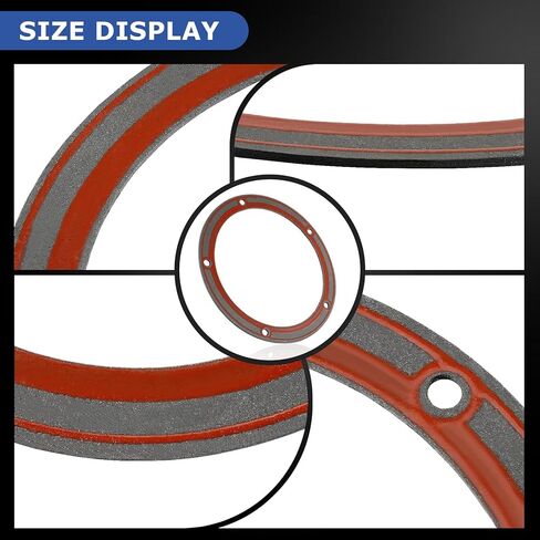PSLER 5 Holes Twin Cam Derby Cover Gasket - Replacement for 25416-99X 25416-99C 25416-99, Premium Primary Cover Gasket for Twin Cam Touring/Dyna/Softail/FXD Models 1999-2016, 1PCS in Saudi Arabia