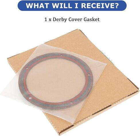 PSLER 5 Holes Twin Cam Derby Cover Gasket - Replacement for 25416-99X 25416-99C 25416-99, Premium Primary Cover Gasket for Twin Cam Touring/Dyna/Softail/FXD Models 1999-2016, 1PCS in Saudi Arabia
