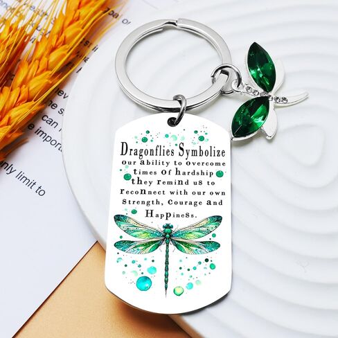 Inspirational Dragonfly Gifts For Women Encouragement Gifts For Girls Friends Dragonfly Lovers Jewelry Cute Dragonflies Keychains For Birthday Christmas Stocking Stuffers in Saudi Arabia