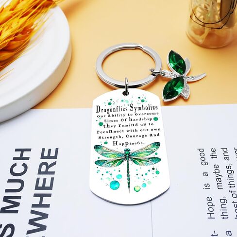 Inspirational Dragonfly Gifts For Women Encouragement Gifts For Girls Friends Dragonfly Lovers Jewelry Cute Dragonflies Keychains For Birthday Christmas Stocking Stuffers in Saudi Arabia