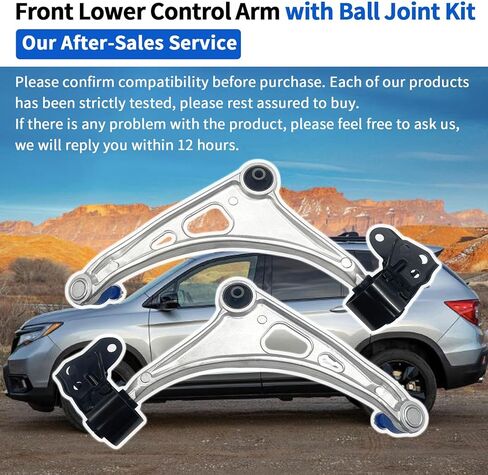 RK623548 RK623549 Front Lower Control Arm and Ball Joint Assembly Compatible with 2016-2022 Honda Passport/Pilot/Ridgeline, Fit for 2014-2020 Acura MDX Replace #51360-T6Z-A00 51360-TZ5-A00 in Kuwait