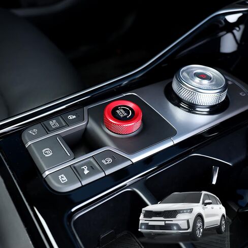 Center Console Driving Mode Rotary Switch Cover Compatible with Kia Sorento 2021-2026 Accessories, Car Interior Trim-Blue in Saudi Arabia