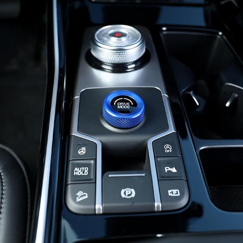 Center Console Driving Mode Rotary Switch Cover Compatible with Kia Sorento 2021-2026 Accessories, Car Interior Trim-Blue in Saudi Arabia