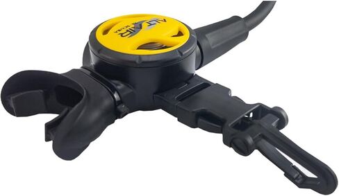 XS Scuba Alt Air Octopus - Black, Black Rubber in Saudi Arabia