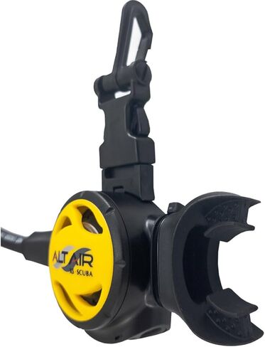 XS Scuba Alt Air Octopus - Black, Black Rubber in Saudi Arabia