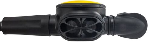 XS Scuba Alt Air Octopus - Black, Black Rubber in Saudi Arabia