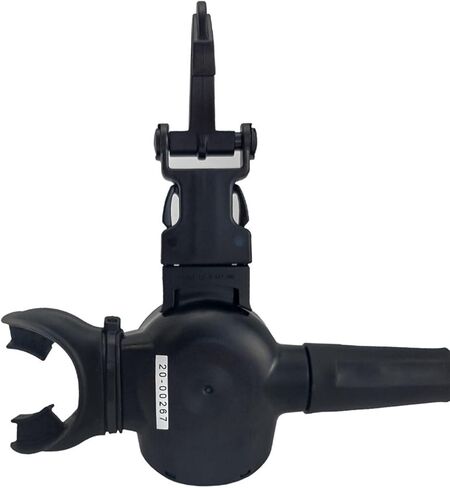 XS Scuba Alt Air Octopus - Black, Black Rubber in Saudi Arabia