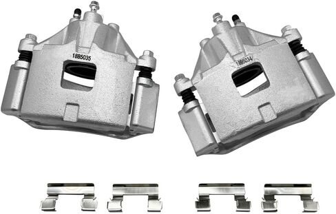 18B5034 18B5035 Pair Front Brake Calipers w/Bracket For Buick Lacrosse 2005-2009, For Buick Terraza 2005-2007, For Chevrolet Uplander 2005-2008 for Pontiac Montana for Saturn Relay in Saudi Arabia
