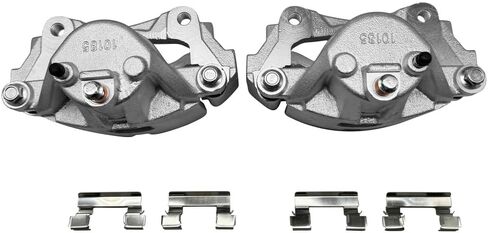 18B5034 18B5035 Pair Front Brake Calipers w/Bracket For Buick Lacrosse 2005-2009, For Buick Terraza 2005-2007, For Chevrolet Uplander 2005-2008 for Pontiac Montana for Saturn Relay in Saudi Arabia
