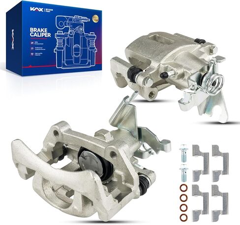 مجموعة فرجار فرامل قرص KAX مناسبة لفولفو S60 2001-2009، XC70 2003-2007، V70 2001-2007، S80 1999-2006، جانب الركاب الخلفي الأيمن in Kuwait