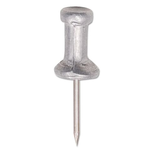 GEM CPAL4 Aluminum Head Push Pins, Aluminum, Silver, 1/2-Inch, 100/Box in Kuwait