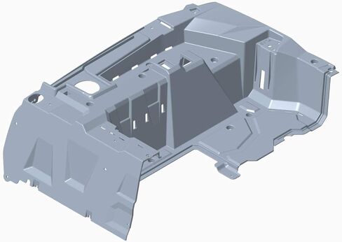 Polaris RZR RZR Xp1000 Rear Box Section, Right Side, Genuine OEM Part 5454270, Qty 1 in Saudi Arabia