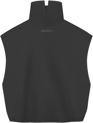 adidas Womens Fear of God Suede Muscle Mock Neck Athletic Tank Casual - Black in Saudi Arabia