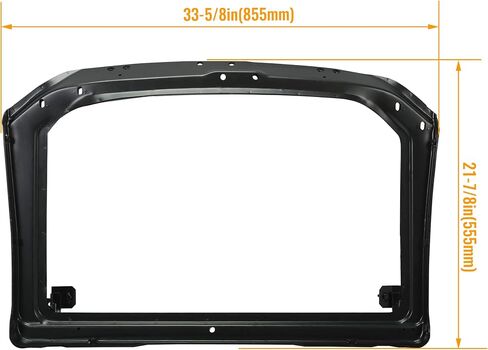 HECASA Radiator Core Mount Support Cooling Assembly Compatible with 1973-Early 1976 Chevrolet Corvette C3 bracket in Saudi Arabia