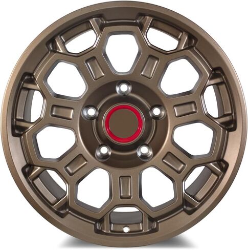 Set of 20" Matte Bronze Flow Forged Honeycomb Pro Style Wheels for Toyota Tundra, Sequoia, Land Cruiser 5x150 (20x9, 12mm Offset) in Saudi Arabia