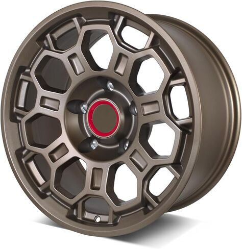 Set of 20" Matte Bronze Flow Forged Honeycomb Pro Style Wheels for Toyota Tundra, Sequoia, Land Cruiser 5x150 (20x9, 12mm Offset) in Saudi Arabia