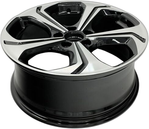 مجموعة من 4 عجلات سوداء مُشكَّلة مقاس 18 بوصة مقاس 18X7.5 لحافة بديلة بتصميم Honda Civic OEM لعام 2014 2015 in Saudi Arabia