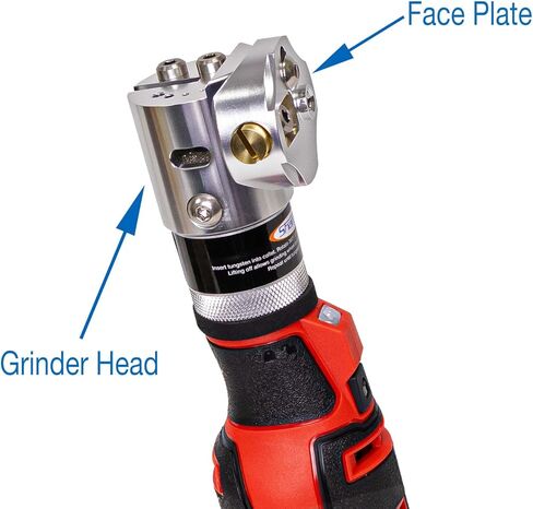 شاربي DXCL مطحنة مبراة تنجستن لاسلكية محمولة باليد، قابلة للتعديل من 15 درجة إلى 45 درجة، مستدقة أرضية ماسية (أحمر أوبورن / أحمر أوبورن) in Kuwait