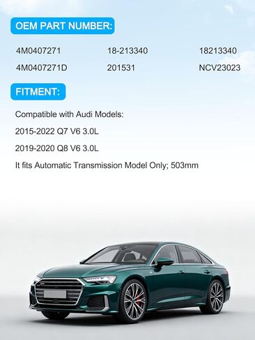 1 PCS 4M0407271 CV Axle Shaft Assembly For Audi Q7 2015-2022,Q8 2019-2020,Automatic Transmission,Front Left or Right,4M0407271D,18-213340,201531,18213340,NCV23023 in Saudi Arabia