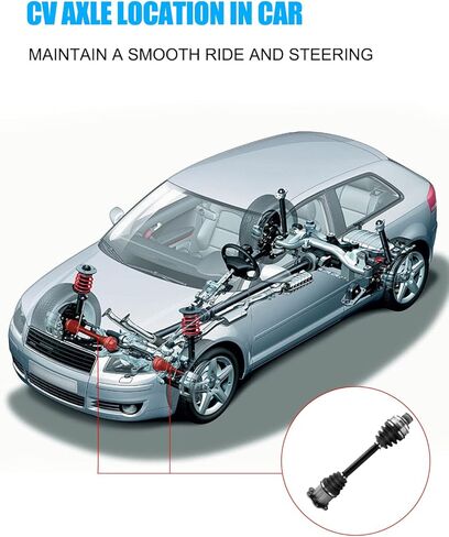 1 PCS 4M0407271 CV Axle Shaft Assembly For Audi Q7 2015-2022,Q8 2019-2020,Automatic Transmission,Front Left or Right,4M0407271D,18-213340,201531,18213340,NCV23023 in Saudi Arabia