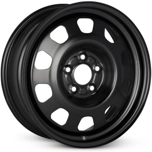 عجلة فولاذية بديلة مباشرة مقاس 17 × 6.5 بوصة من OEM لسيارة دودج كاليبر 2007-2012 5-114.3 ملم باللون الأسود مقاس 17 بوصة 5105032AB in Saudi Arabia