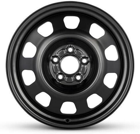 عجلة فولاذية بديلة مباشرة مقاس 17 × 6.5 بوصة من OEM لسيارة دودج كاليبر 2007-2012 5-114.3 ملم باللون الأسود مقاس 17 بوصة 5105032AB in Saudi Arabia