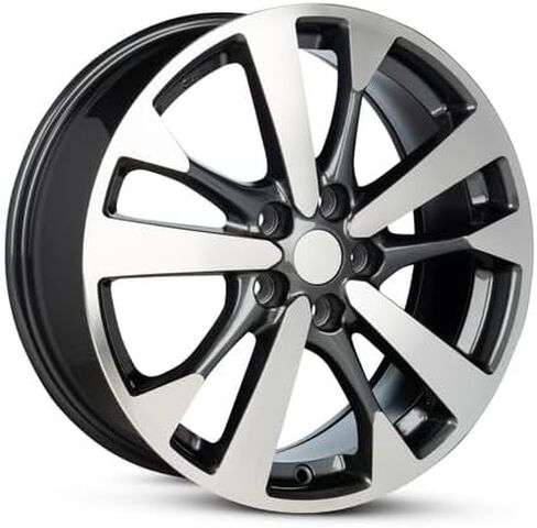 New 18x7.5 inch OEM Direct Replacement Aluminum Wheel for Nissan Altima 2016–2017 5-114.3mm Charcoal 18 in Rim DA 403009HP2B in Saudi Arabia