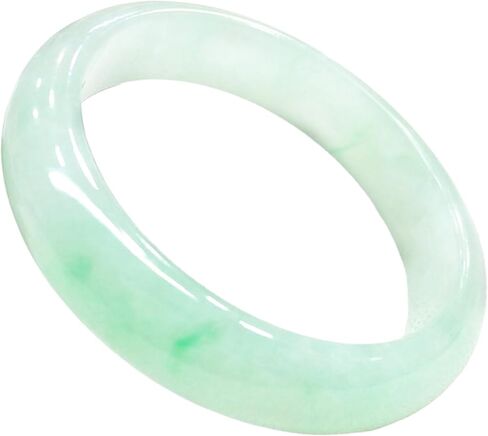 الأخضر المرأة اليشم الإسورة الأزياء الجاديت الرجعية بسيطة الأطراف حسن الحظ الإسورة عيد الحب مجوهرات هدية 2.4 "/62 مللي متر (الأخضر ، الرياضة) in Kuwait