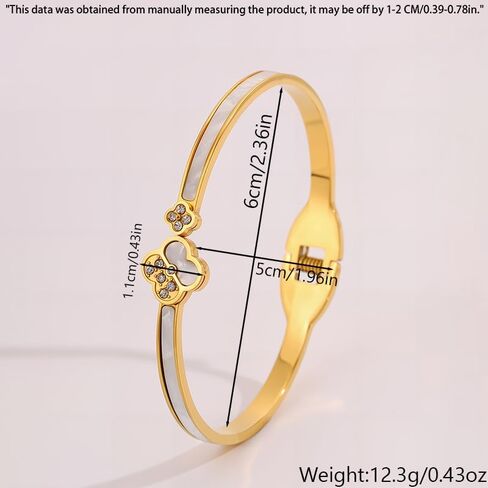 18K Gold Plated Butterfly Zircon Bracelet For Women Stainless Steel Bracelets Accessory in Saudi Arabia