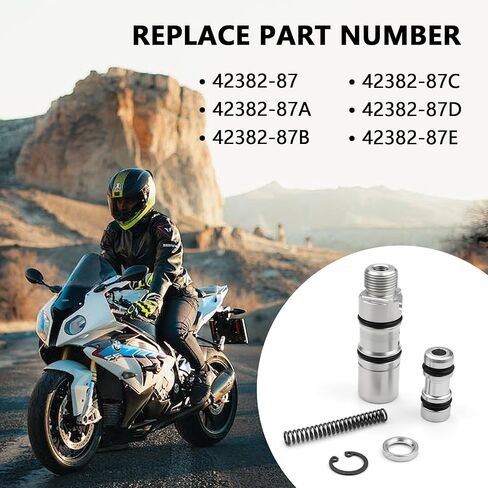 مجموعة إعادة بناء أسطوانة الفرامل الخلفية الرئيسية متوافقة مع Harley Davidson Softail، FXR، Dyna، Electra/Tour/Street/Road Glide، Road King، Sportster، استبدال 42382-87 DS-195059 in Saudi Arabia