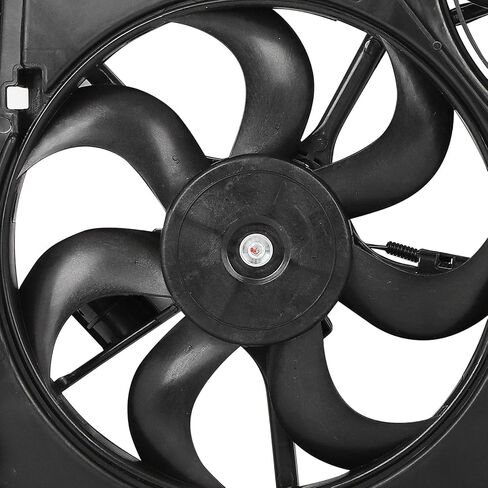 Radiator Cooling Fan Assembly Compatible with 2003-2006 for Kia for Sorento 3.5L, Black Radiator Fan Direct Fit Replacement for Engine Cooling Fan in Saudi Arabia