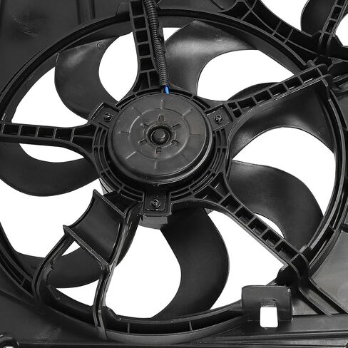 Radiator Cooling Fan Assembly Compatible with 2003-2006 for Kia for Sorento 3.5L, Black Radiator Fan Direct Fit Replacement for Engine Cooling Fan in Saudi Arabia