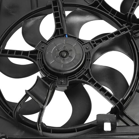 Radiator Cooling Fan Assembly Compatible with 2003-2006 for Kia for Sorento 3.5L, Black Radiator Fan Direct Fit Replacement for Engine Cooling Fan in Saudi Arabia
