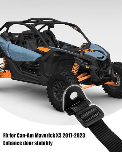 قطعتان من أشرطة تحديد الباب القابلة للتعديل مع مشبك بلاستيكي قابل للتعديل مناسب لـ Can-Am Maverick X3 2017-2023، من 6.8 بوصة إلى 8.5 بوصة in Saudi Arabia
