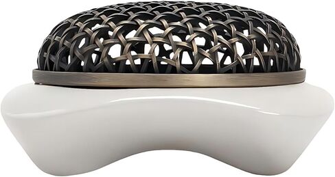 حامل بخور سيراميك من رماد العشب، مبخرة لوحة للتأمل واليوجا والمنتجعات الصحية كهدية لديكور المنزل in Kuwait