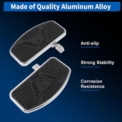 Motorcycle Front Foot Pedal for Honda Magna VF250/VT250/VF750 1994-2013 for Yamaha V-STAR DragStar XVS 400/600/650/650A 1998 for Yamaha Virago XV125 XV250 XV400 1994-2013 Black in Saudi Arabia